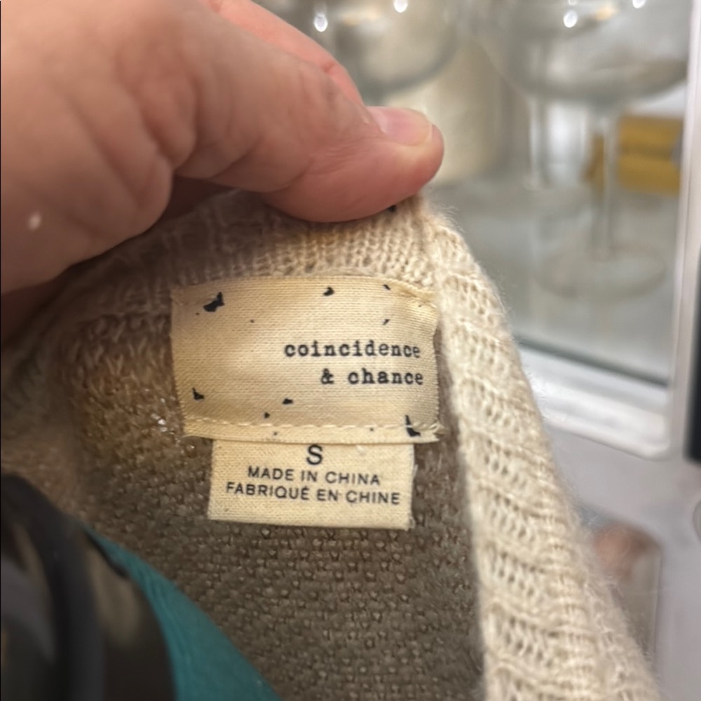 Eagle Patterned Beige Sweater - image 2